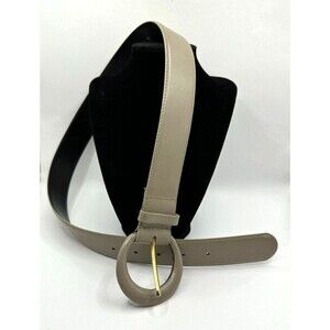 Magid Genuine Leather Size M Beige Belt Womens 33 inches x 1.5 inches